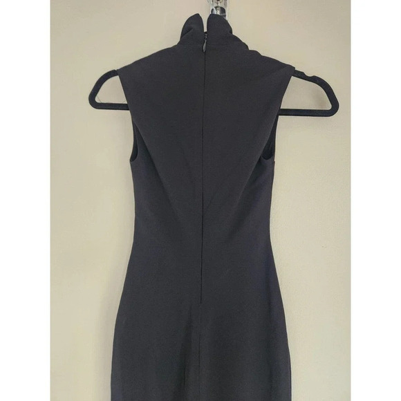 NWD Nookie Manhattan Midi Dress Size XS Black Cocktail Cutout Stretch - Picture 7 of 13